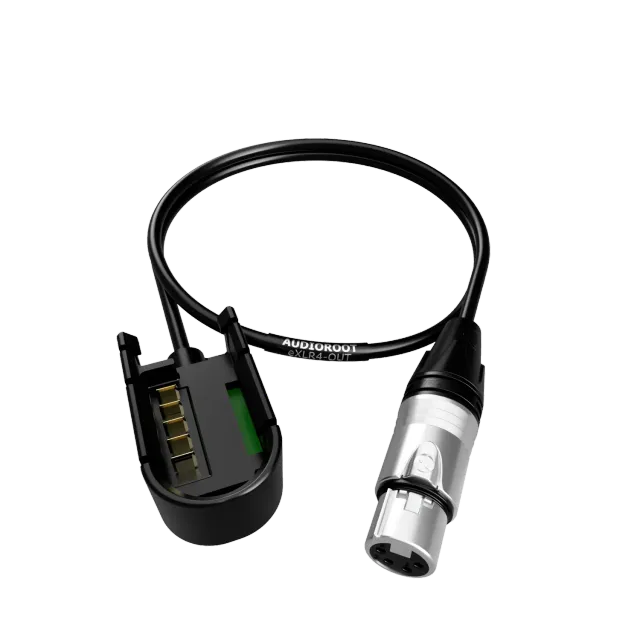 BSRF Audioroot eXLR4-OUT câble batterie XLR4 avec télémétrie 60 cm