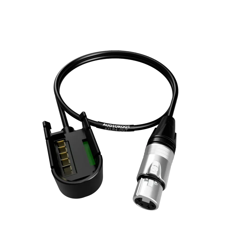 BSRF Audioroot eXLR4-OUT câble batterie XLR4 avec télémétrie 60 cm