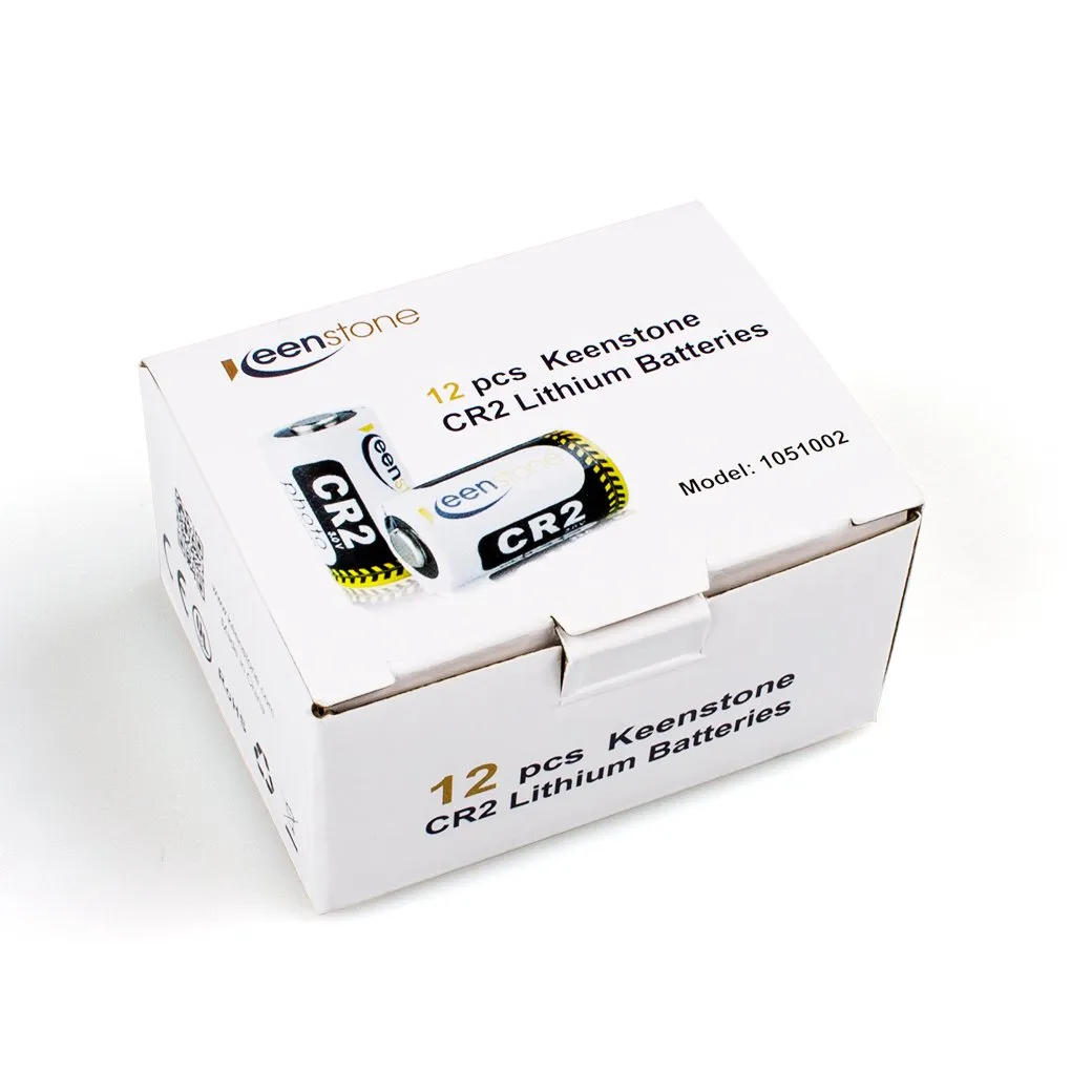 Keenstone CR2 piles lithium 3 V lot de 12 850 mAh faible autodécharge