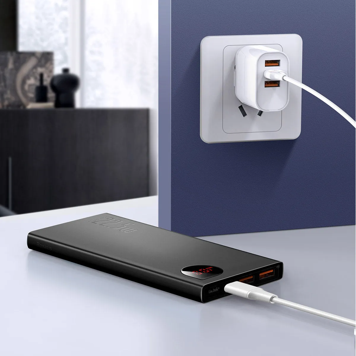 Baseus Adaman batterie externe 10000mAh 22.5W métal